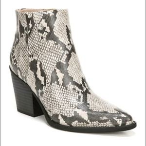 SOUL Naturalizer snake print bootie (last call: 03/31)